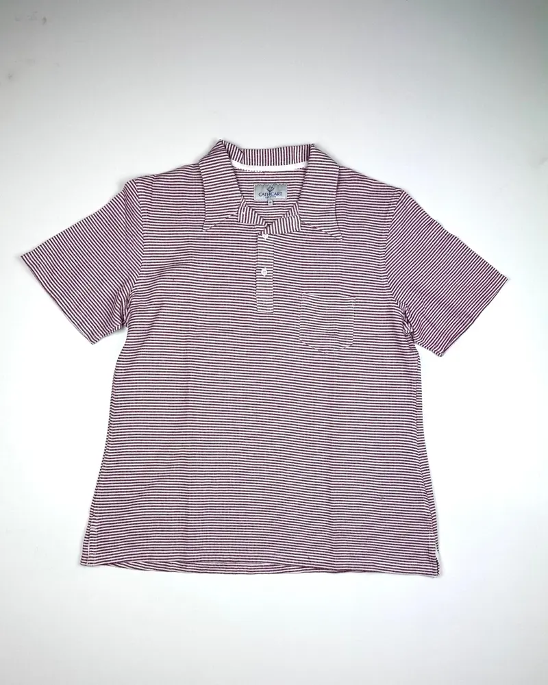 Cathcart London Airflow Red Polo
