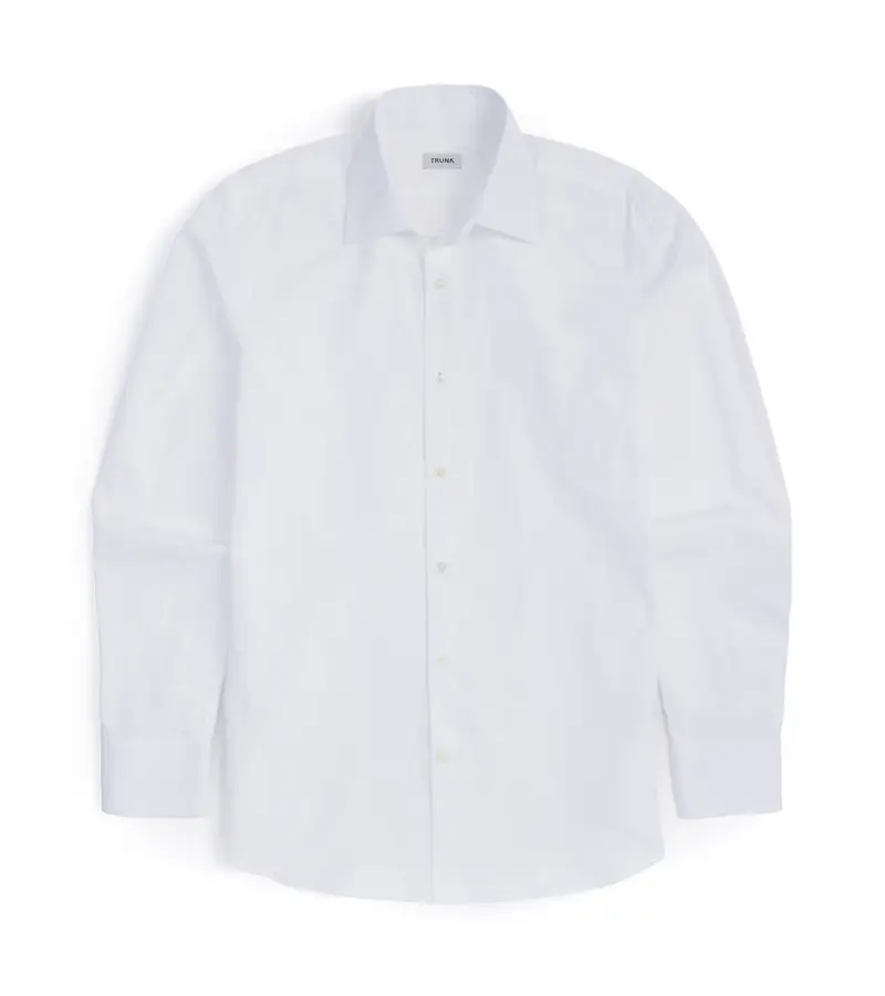 Trunk Allsop Cotton Poplin Formal Shirt: White