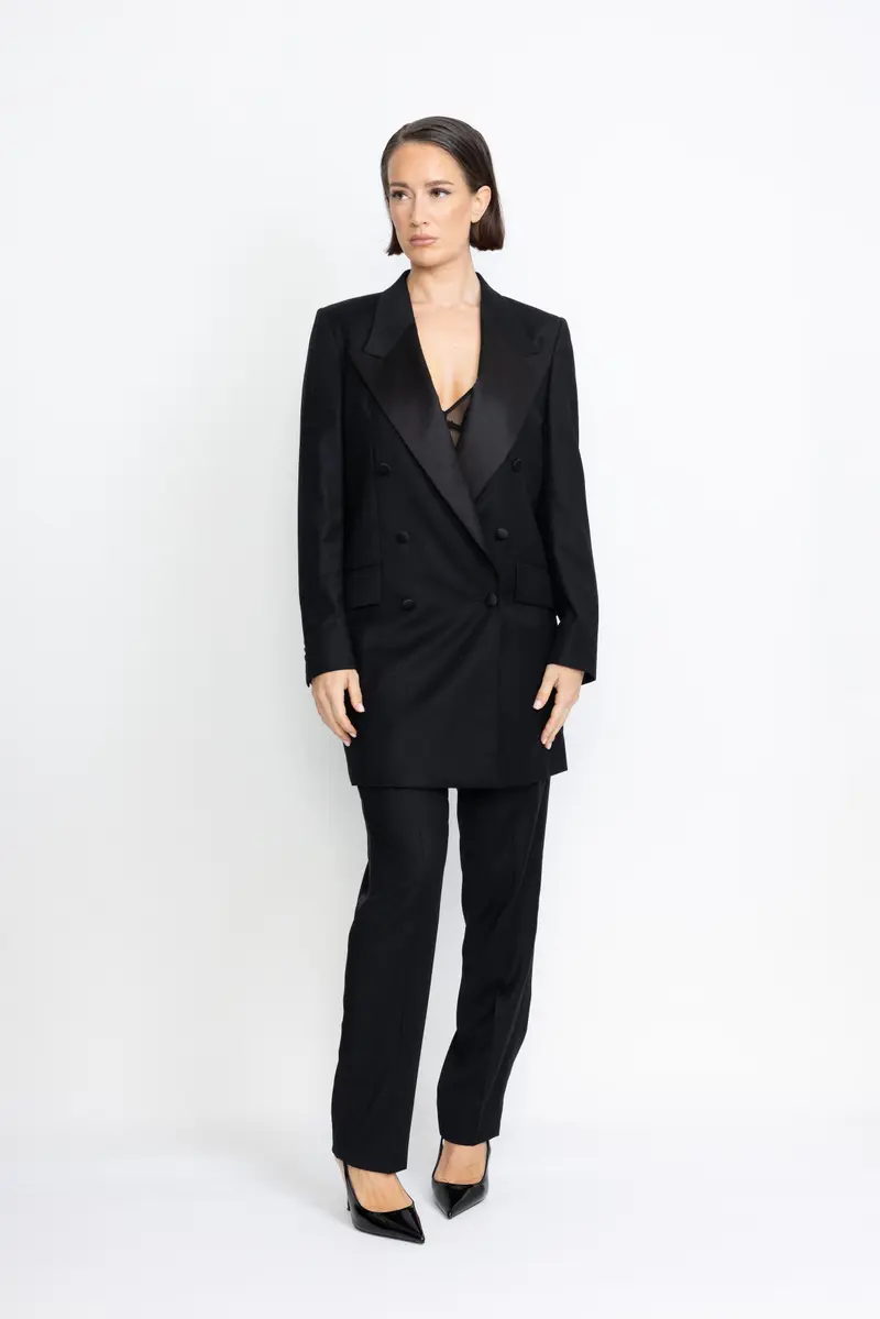 Amal Limited Edition Jacket - Tuxedo double-breasted jacket 