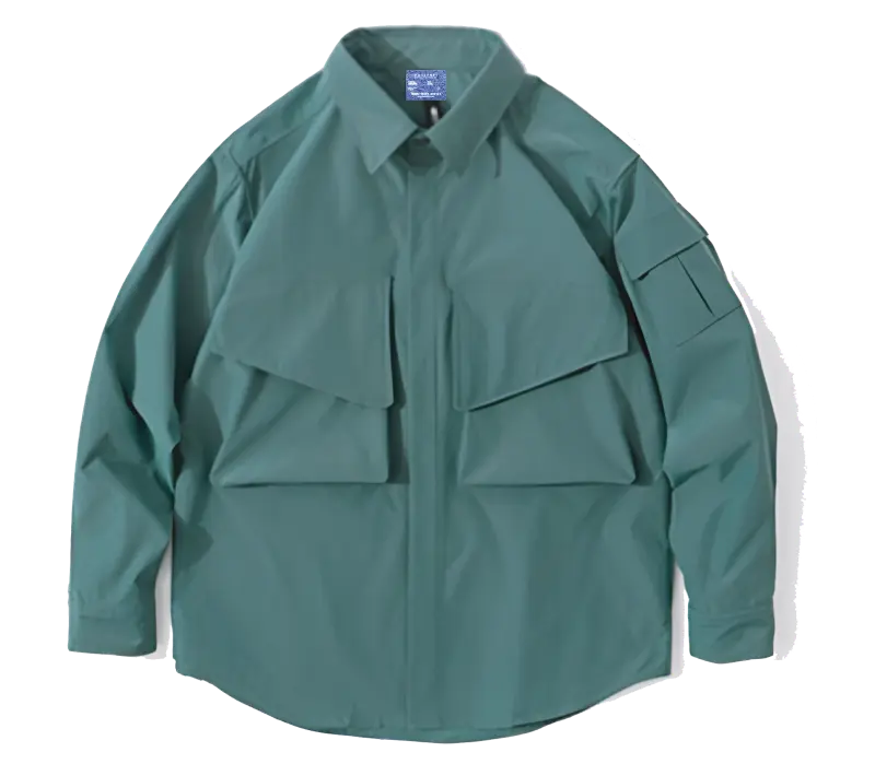 Langano Shacket ( Lake Green )