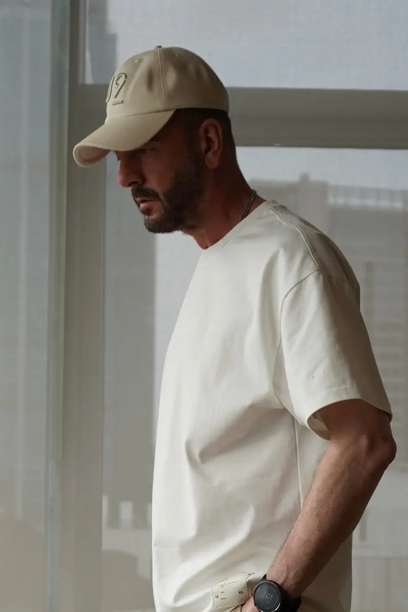 baseball cap. stone