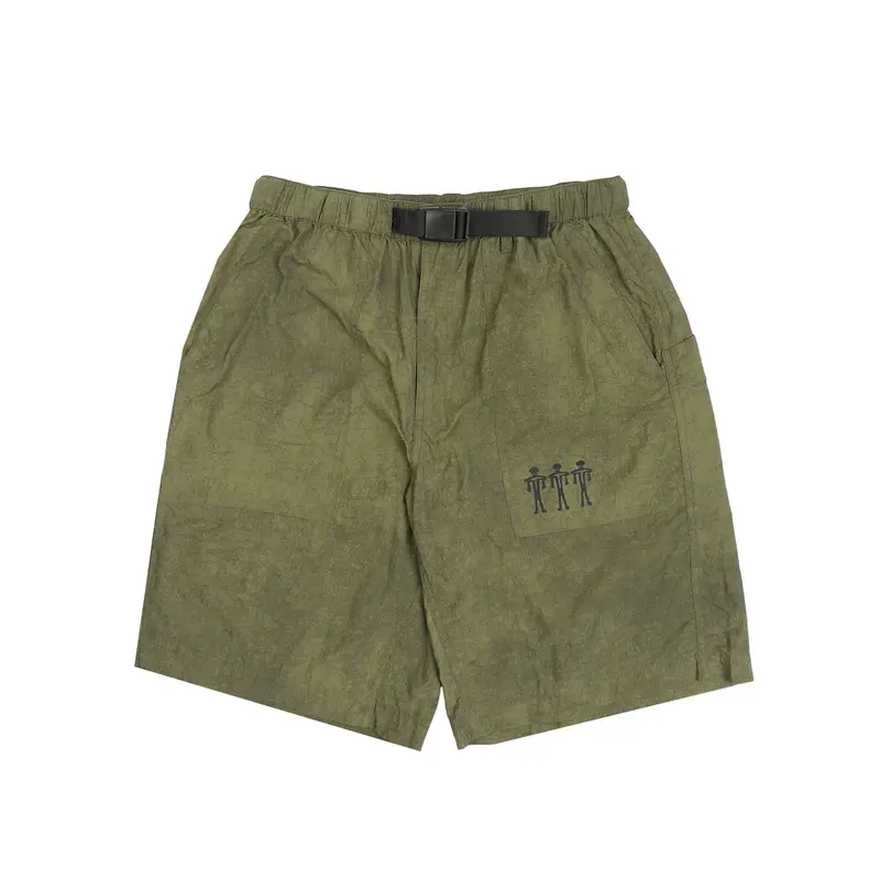 Textured Trail Shorts - Olive