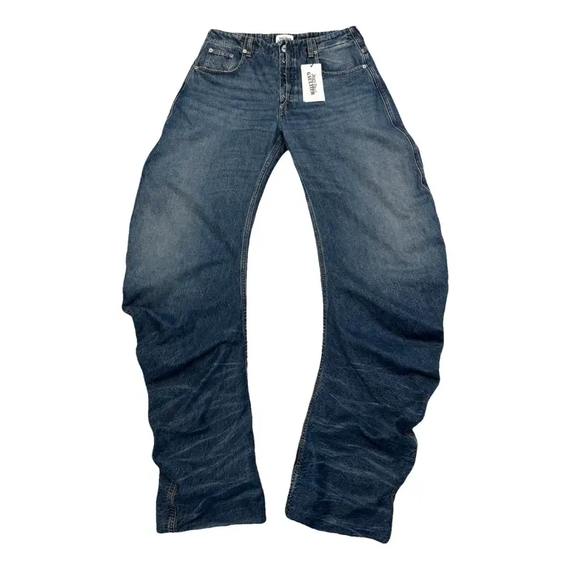 Oversized Blue Wash Archive Jeans
