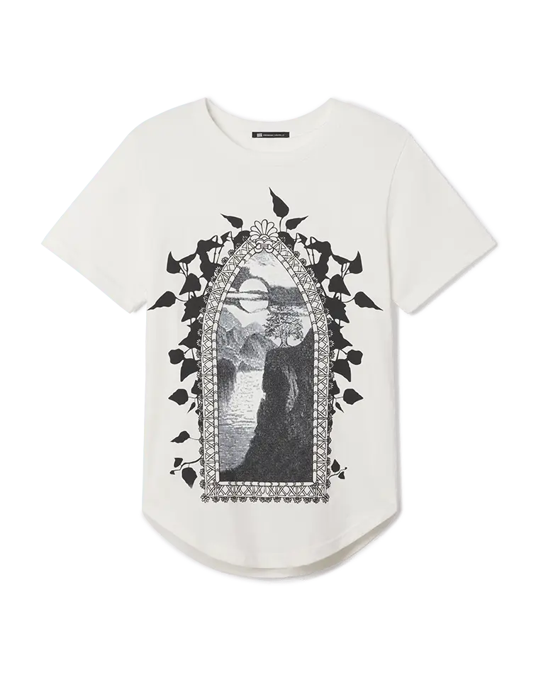Through the Looking Glass Tee - Salt