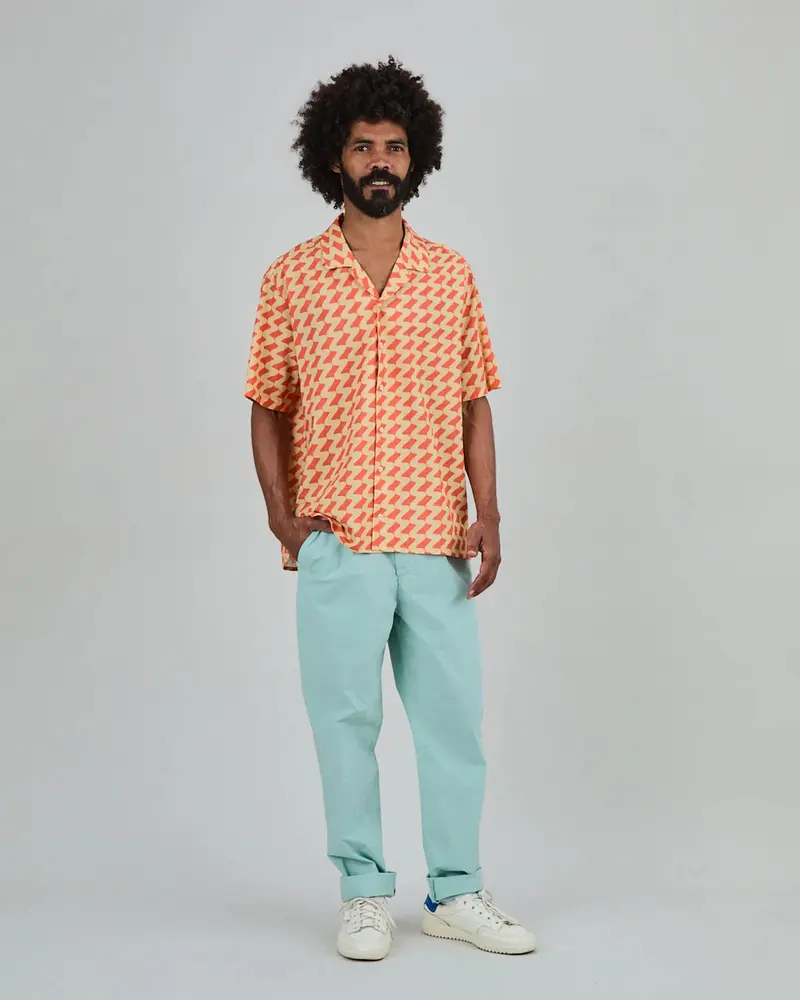 ALOHA SHIRT - GUM RUST RED