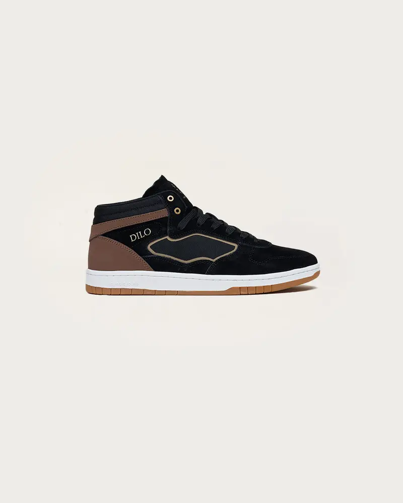 Dilo Pro – Black Suede / Brown Leather