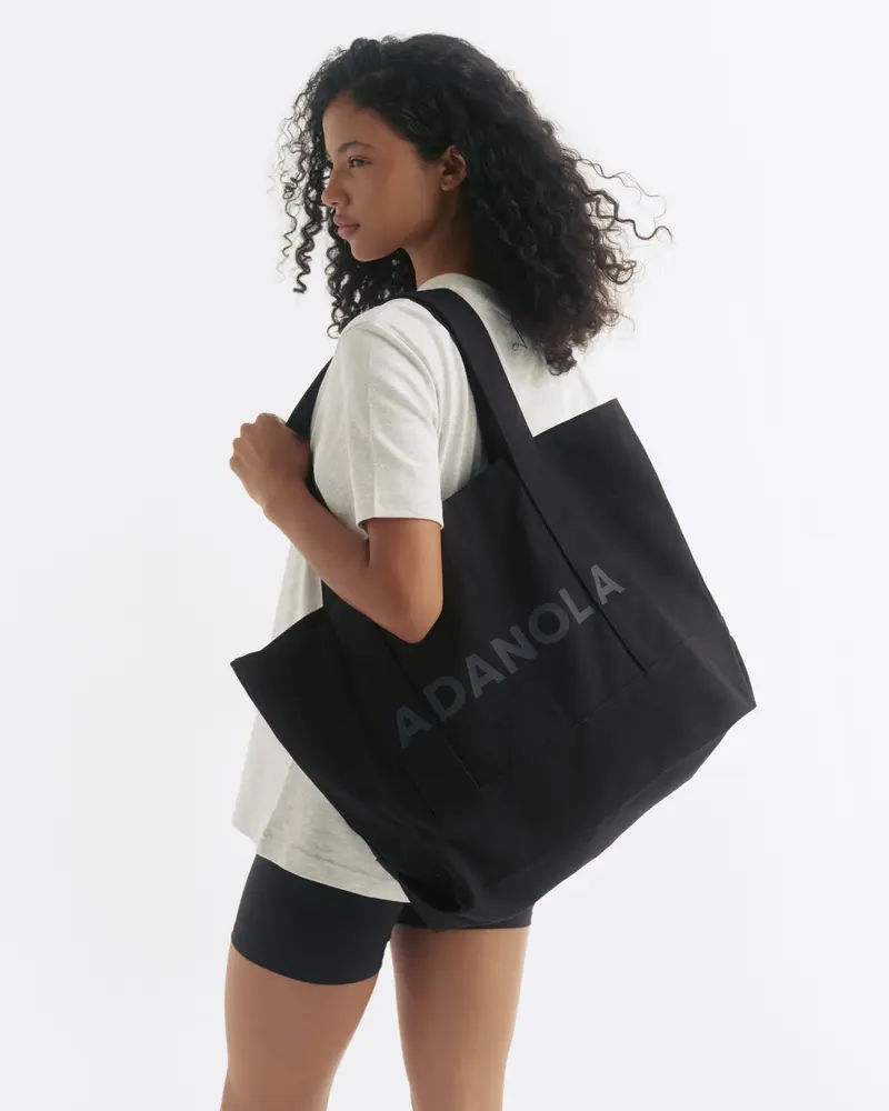 Adanola Branded Tote Bag - Black