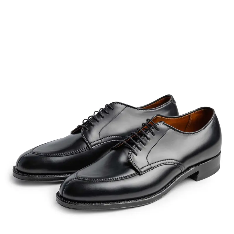 Alden x Clutch Cafe V-Tip Blucher Black Cordovan A0606
