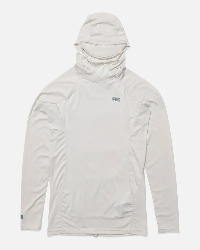 Apex Hood Surf Rashguard - Light Grey