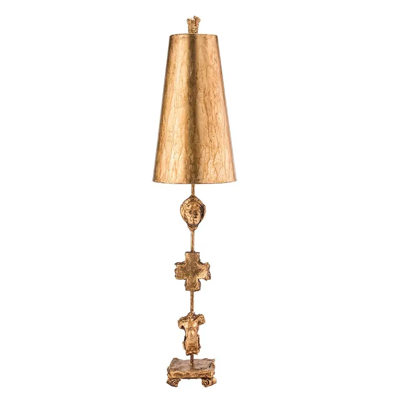 Fragment Gold Table Lamp | Sculptural Gold Accent Lighting