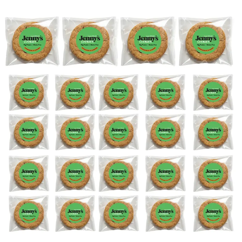 Cinnamon & Almond Protein Cookies, 24-Pack, GF